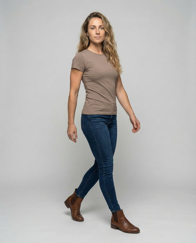 Damen Friends-Logo T-Shirt Baumwolljersey