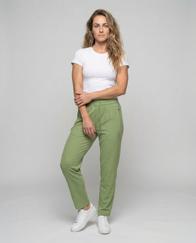 Damen Struktur-Loungehose Gerades Bein