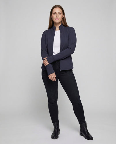 Damen Softshell-Jacke Stehkragen