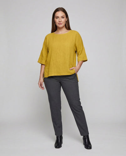 Damen Oversize-Tunika Fledermausärmel