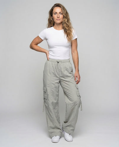 Damen Utility-Palazzohose Klappentaschen