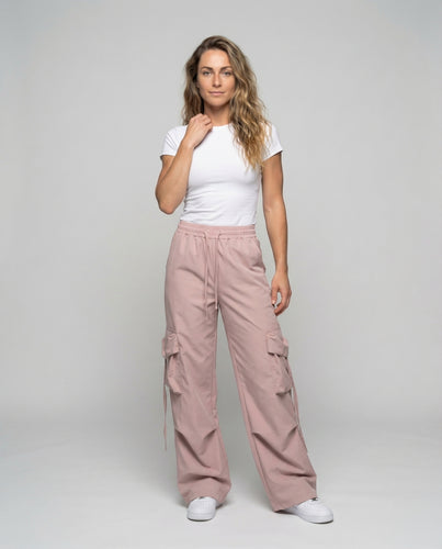 Damen Cargo-Hose Streetstyle Banddetails