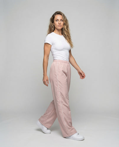 Damen Nylon-Trainingshose Verstellbare Saumkordeln