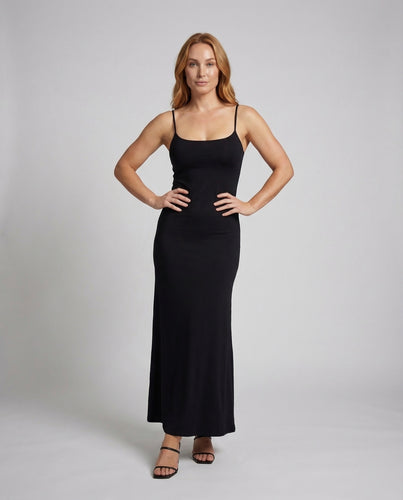 Damen Maxikleid Schmale Korselett-Passform