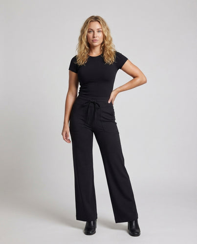 Damen hochgeschnittene Wohlfühl-Loungehose