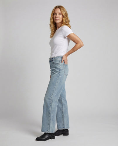 Damen glitzernde hochtaillierte Jeanshose