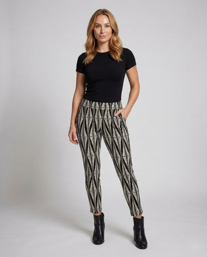 Damen knöchellange eng geschnittene Jersey-Hose