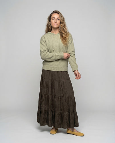 Damen kuscheliger Kapuzenpullover.