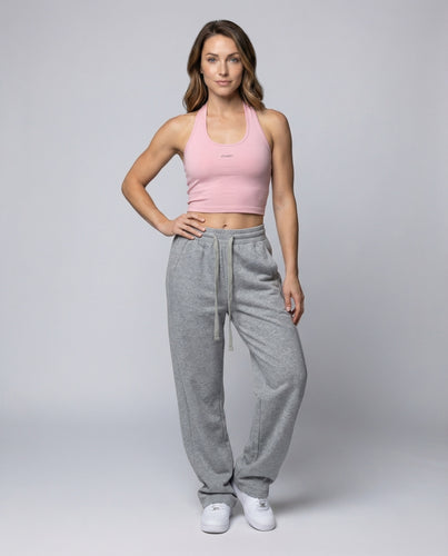 Damen Oversize Thermo Jogginghose mit Fleece-Innenfutter & Elastischem Bund | R&B