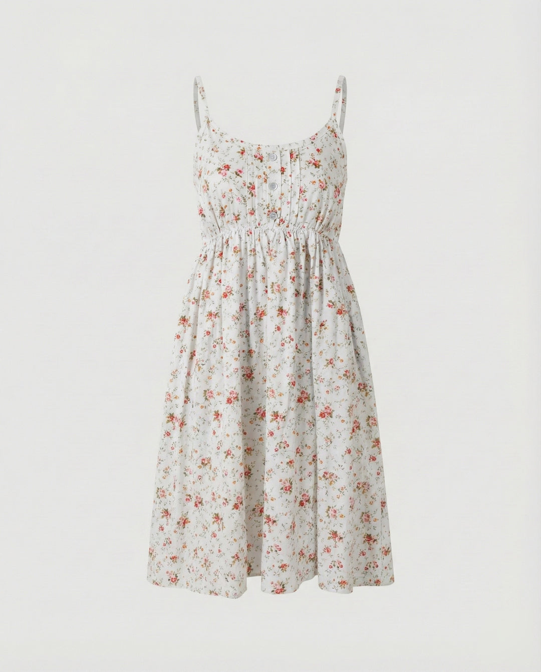 Damen florales Blümchen-Minikleid