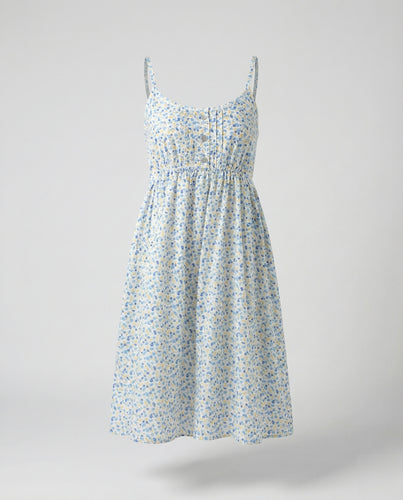 Damen florales Blümchen-Minikleid