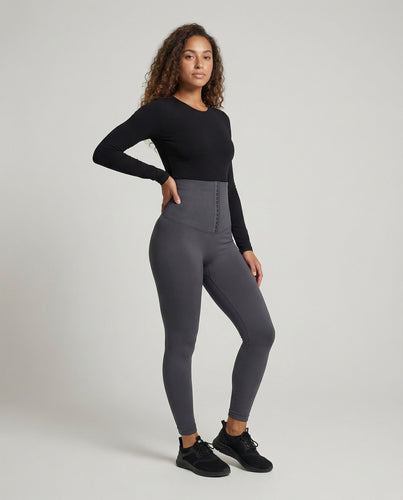 Damen formende Shaping-Leggings mit Häkchen