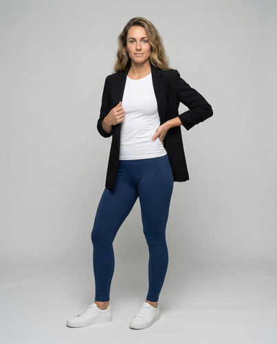 Damen Komfort-Leggings in Übergröße aus Stretchjersey
