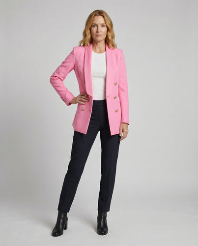 Damen Förmliche Smokingstil Longblazer