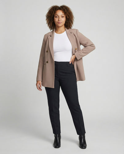 Damen Urbane Minimalistische Blazer-Mantel