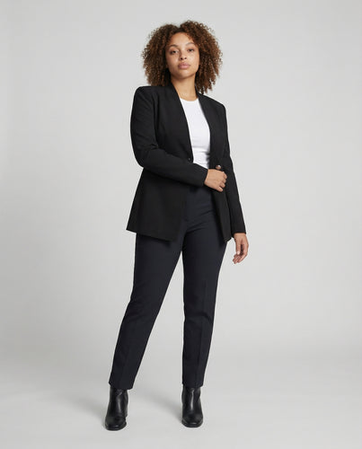 Damen Extravagante Asymmetrische Blazer-Mantel