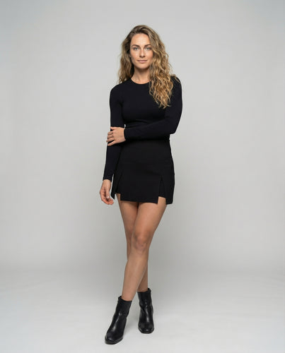 Damen Sichere Innenhose Minirock