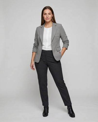 Damen Souveräne Taillierte Businessblazer