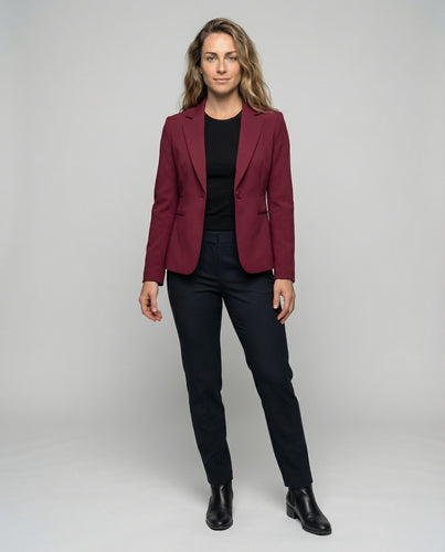 Damen Handliche Dreiviertelarm Kurzblazer
