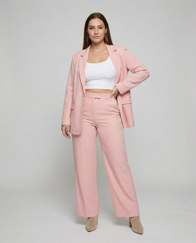 Damen Moderne Urban Blazer-Hosen-Ensemble
