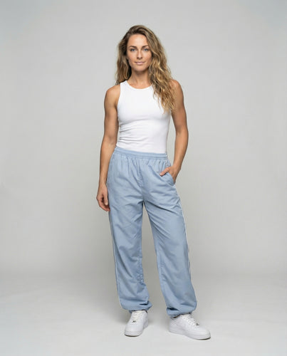 Damen Sportive Reflektor-Paspel Jogginghose