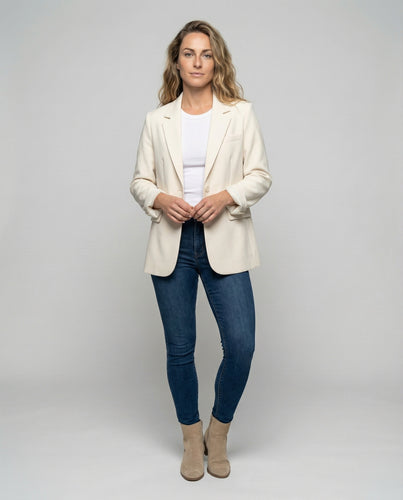 Damen Klassische Reverskragen Blazer