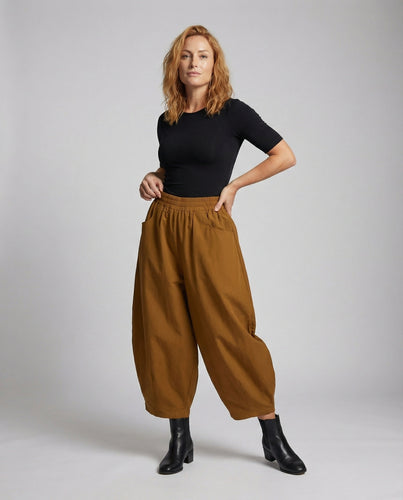 Damen Weitfall-Culotte mit Seitentaschen