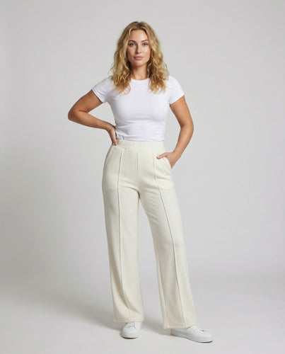 Damen Stoffhose mit Längssteppung