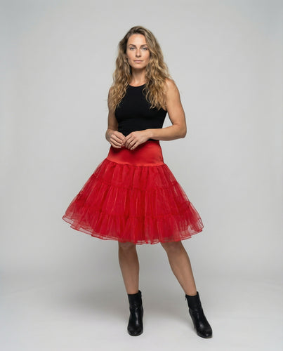 Damen Plissee-Midirock mit Kettenprint