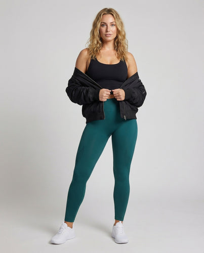 Damen Kompressions-Leggings mit Wadenrippung