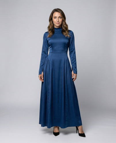 Damen Definierte Taillenpasse Abendkleid