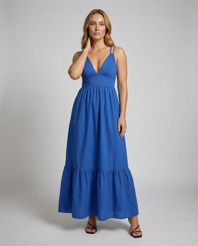 Damen Romantische Kreuzträger Sommerkleid