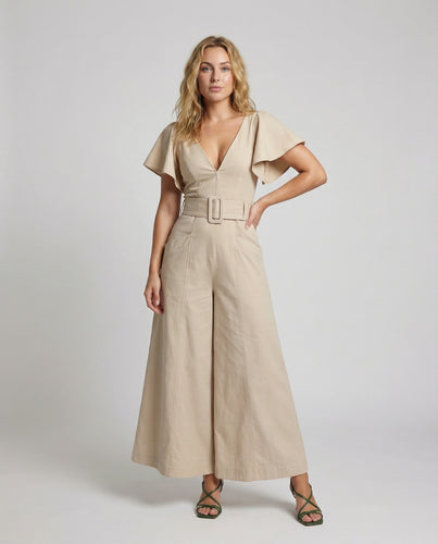 Damen Modische Breiter-Taillengürtel Overall