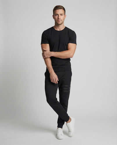 Herren Sportliche Reflektierende-Streifen Jogginghose