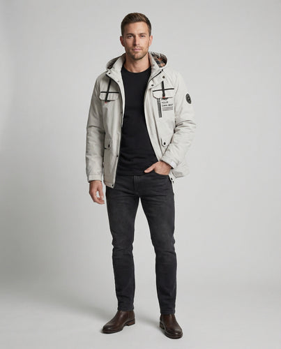 Herren Parka Jacke Winddicht Wasserabweisend