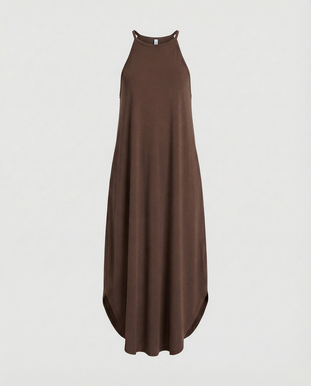 Damen Tulpen Maxikleid mit schmalen Trägern