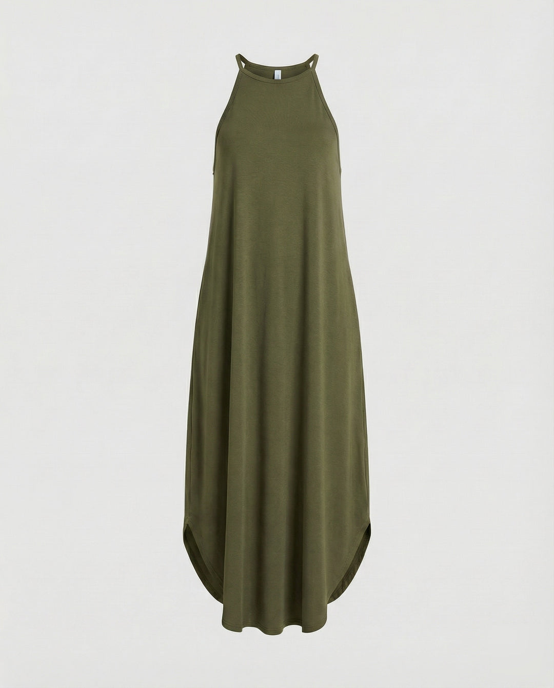 Damen Tulpen Maxikleid mit schmalen Trägern
