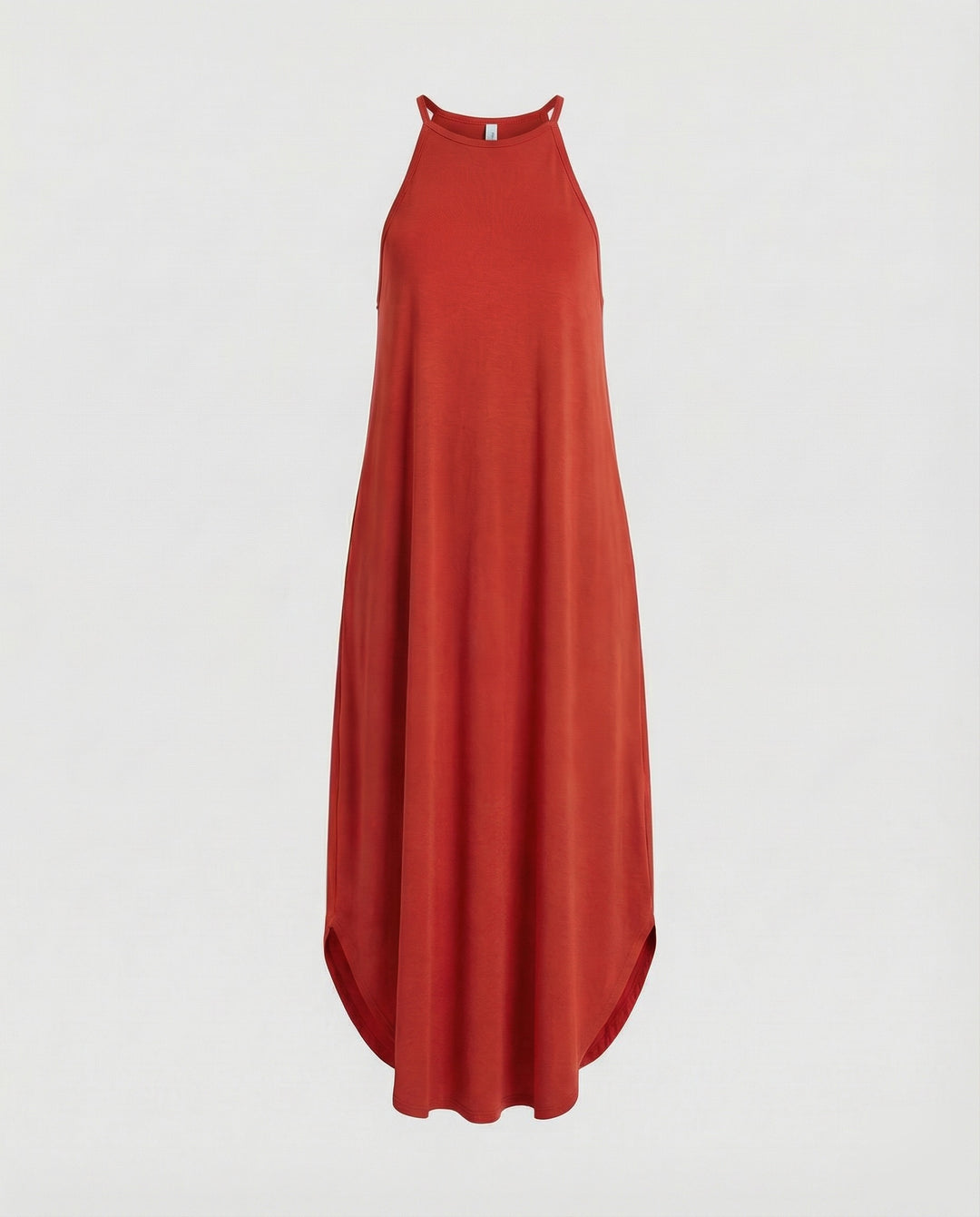 Damen Tulpen Maxikleid mit schmalen Trägern