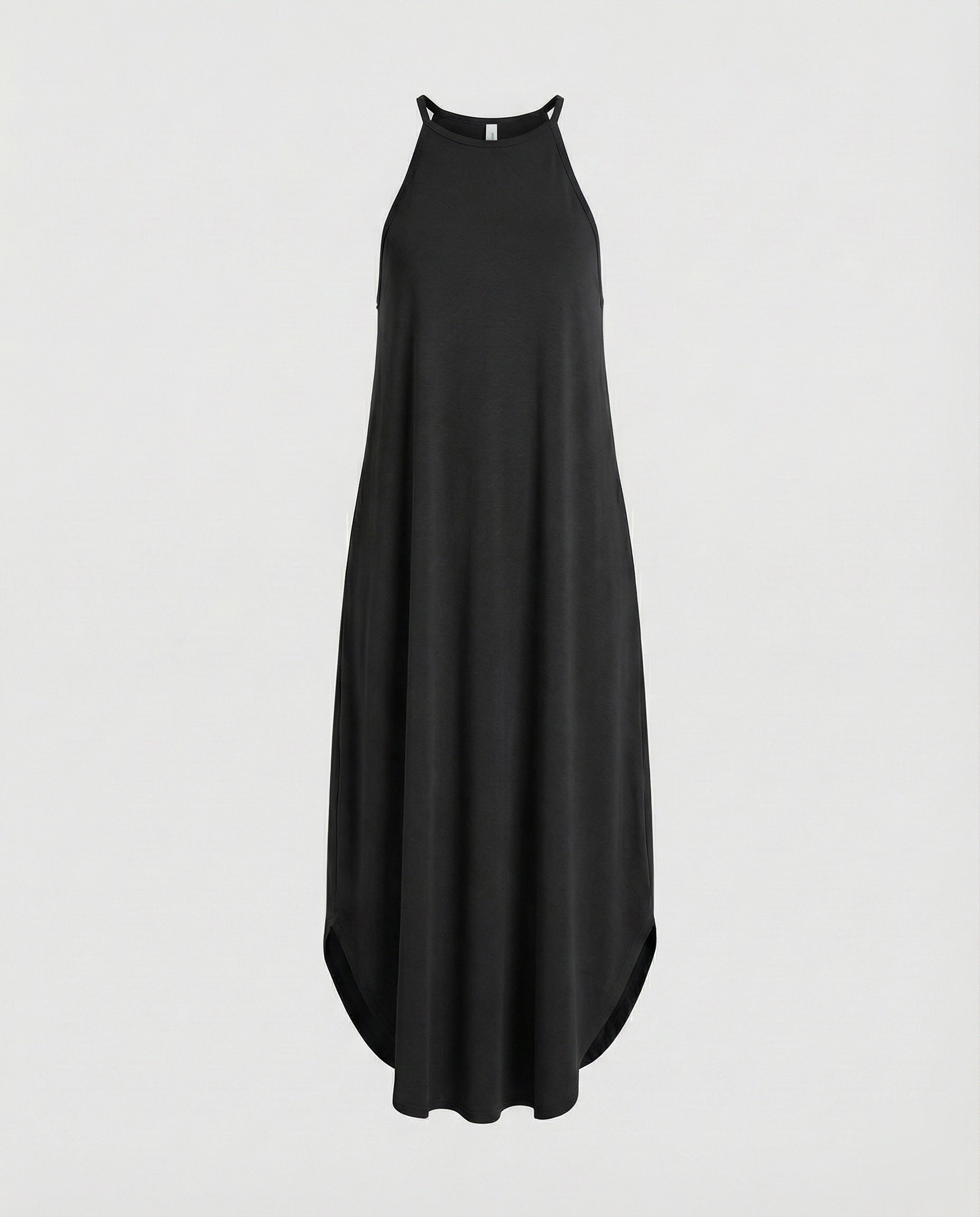 Damen Tulpen Maxikleid mit schmalen Trägern