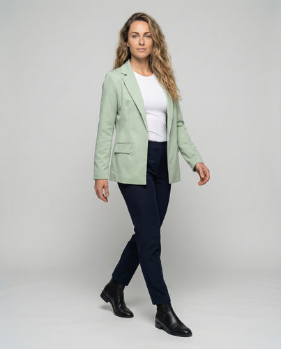 Damen nan weitgeschnittener Reversblazer mit Pattentaschen und klarem Schnitt R&B