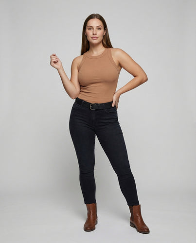 Damen Funktionale Figurformende Stretch Oberteil