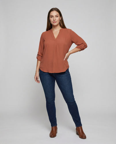 Damen Asymmetrische Chiffon Chiffon Bluse
