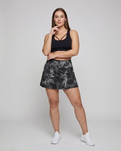 Damen Athletische Kompressions-Innerhose Funktionsmaterial Workout-Skort