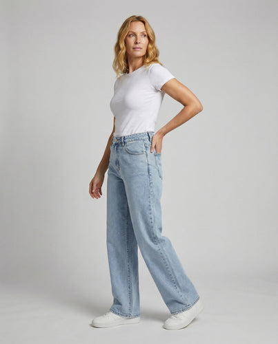 Damen Retro Vintage-Silhouette Denim Jeans