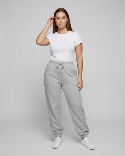 Damen Sportliche Tunnelzug Sweat Jogginghose