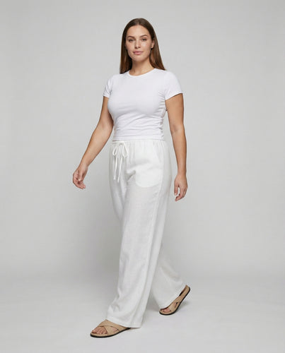 Damen Bequeme Ultraleichte Qualität Mischgewebe Loungehose
