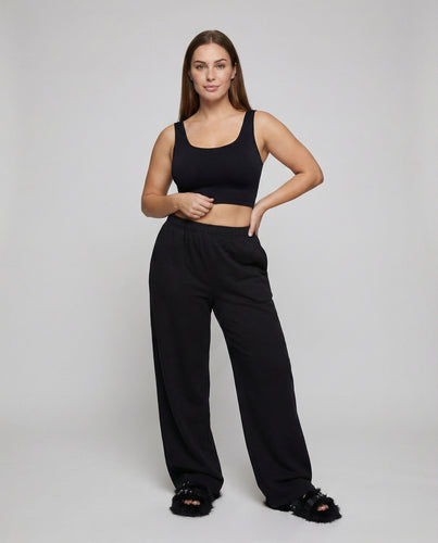 Damen Bequeme Extra weites Bein Sweat Freizeit-Sweathose