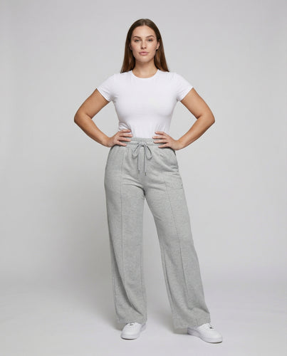 Damen Bequeme Dekorative Mittelnaht Mischgewebe Loungehose