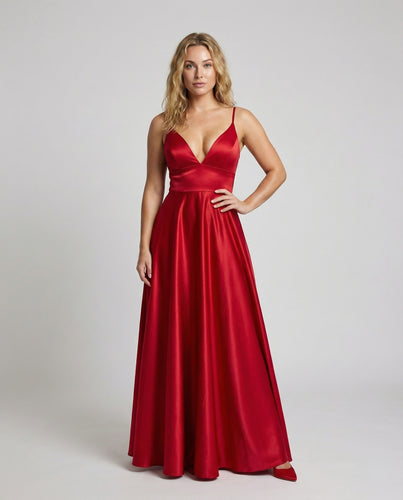 Damen A-Linien Galakleid Bustier Schwingrock