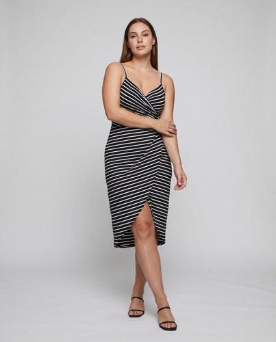 Damen Asymmetrischer Strand-Pareo Schulterträger Beinschlitz
